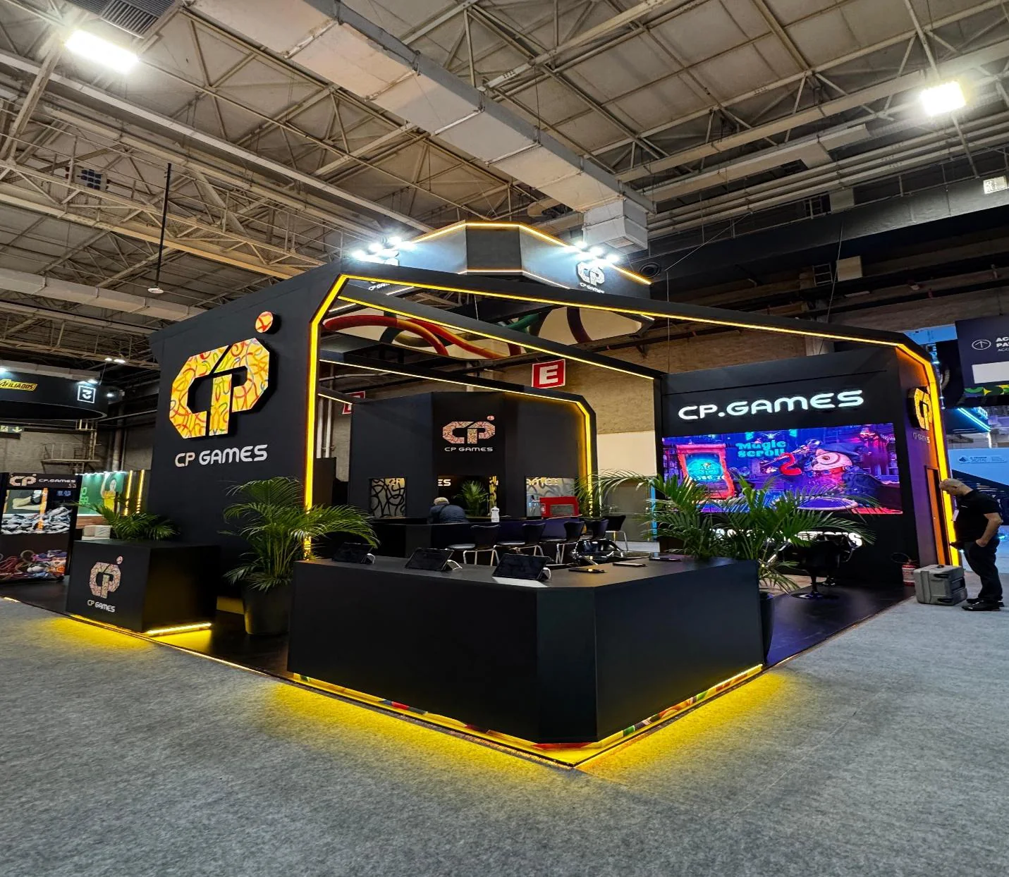 SiGMA Americas 2025 CP Games exhibition stand