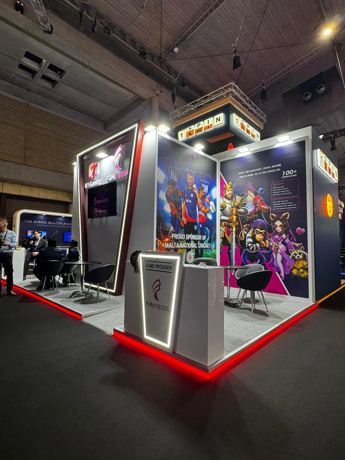 ICE Barcelona 2026 KA Gaming exhibition stand