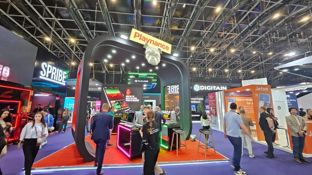 SiGMA Dubai 2024 Playnance exhibition stand