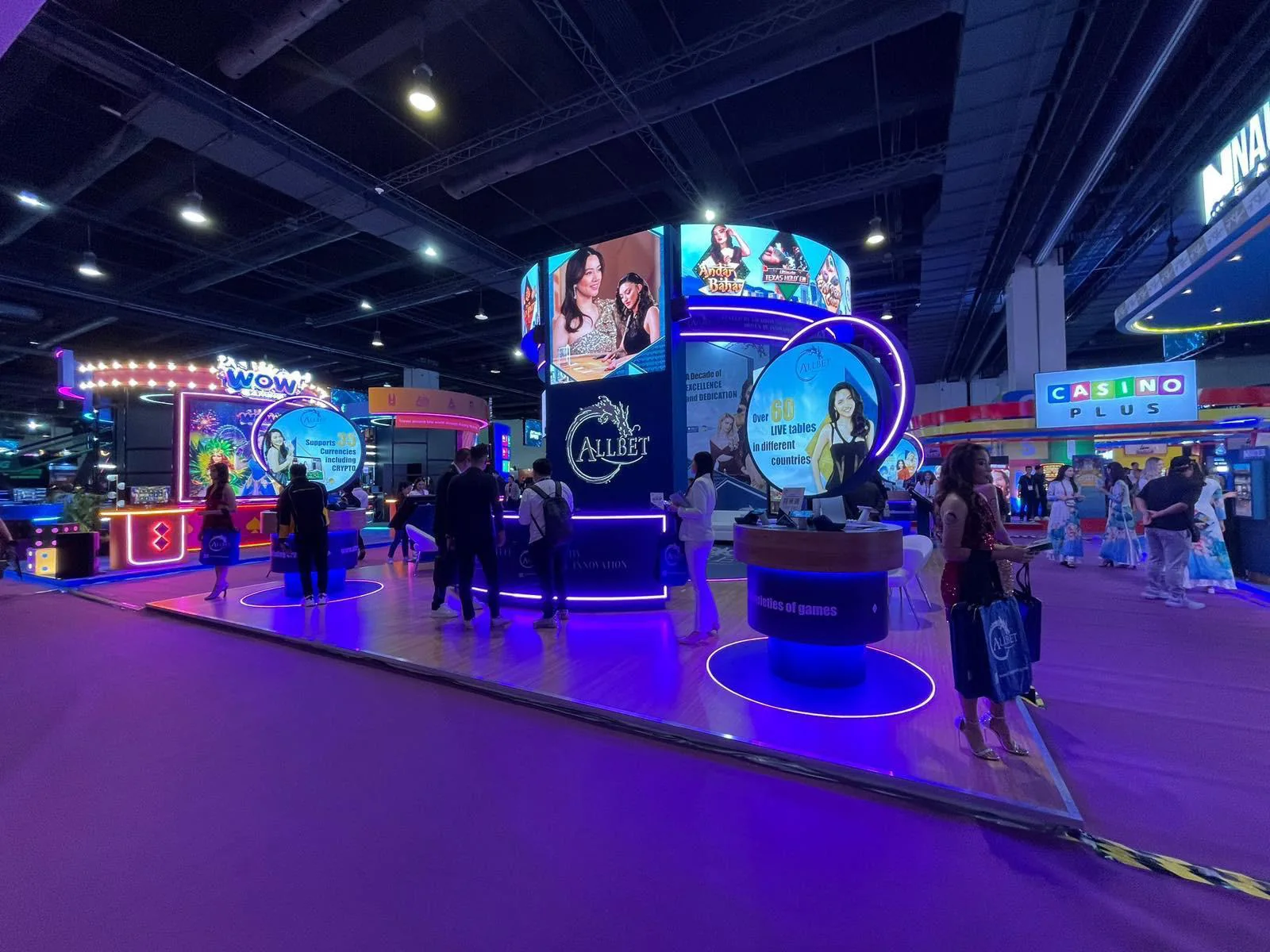 SiGMA Asia Manila 2024 Allbet exhibition stand