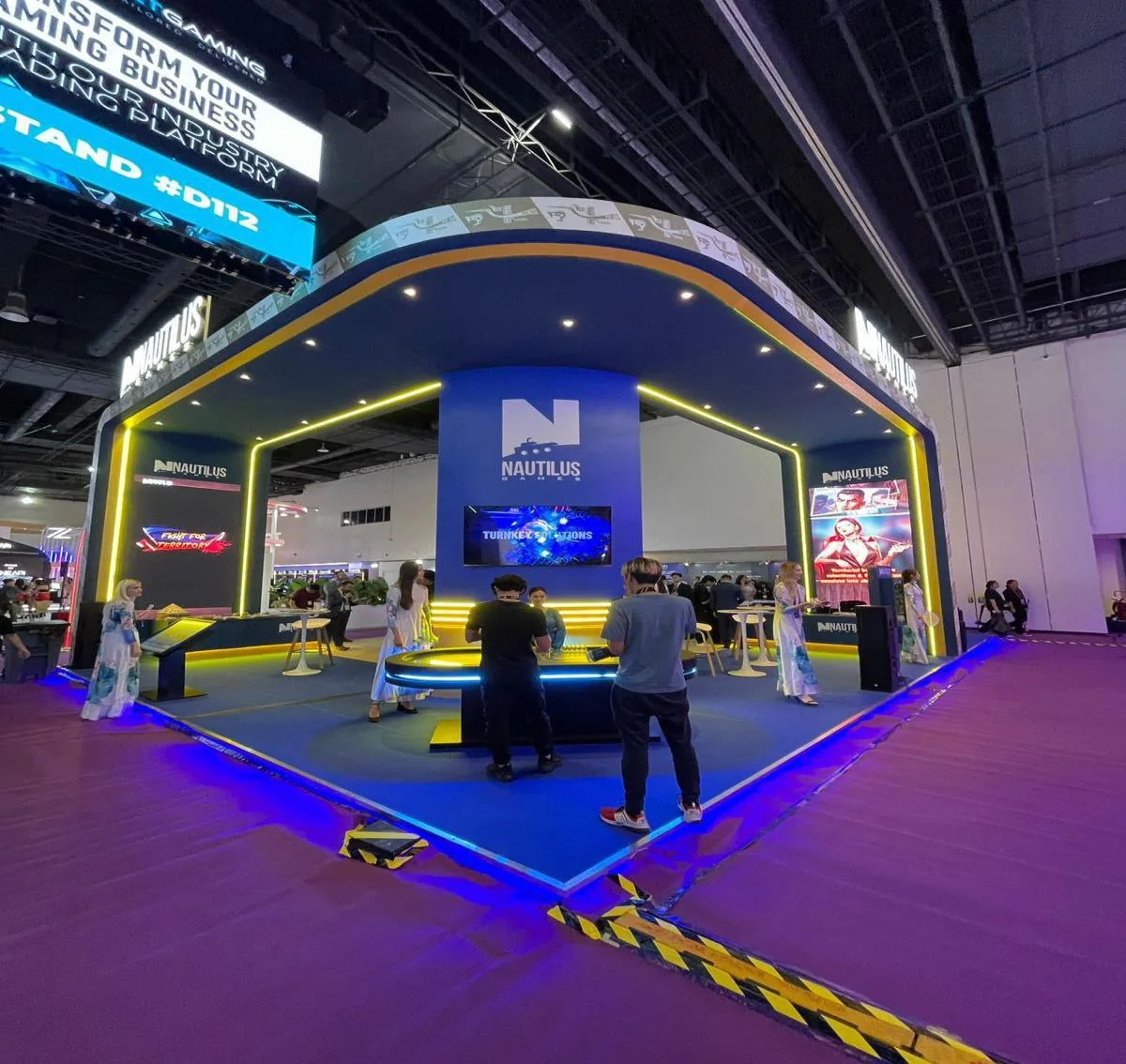 SiGMA Asia Manila 2024 Nautilus exhibition stand