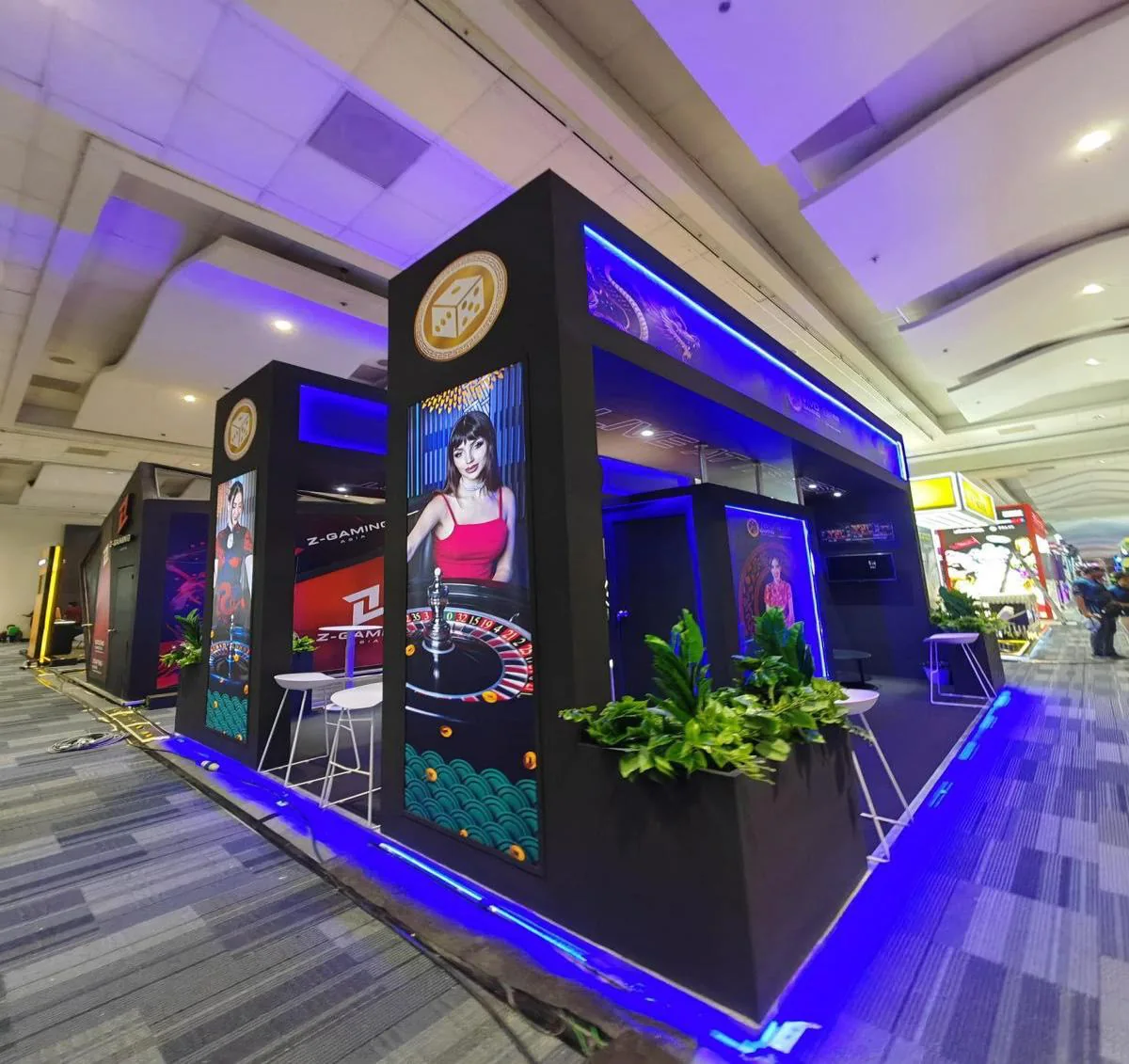 SiGMA Asia Manila 2024 Vivo Gaming exhibition stand