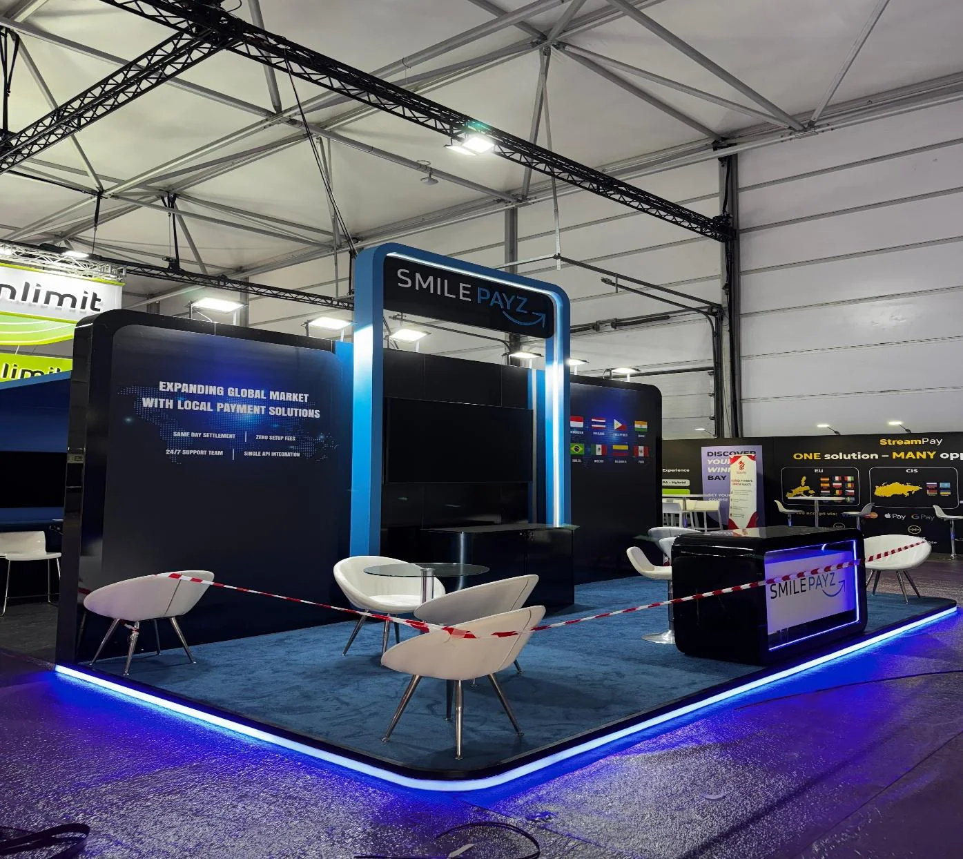 SiGMA Rome 2025 Smilepayz exhibition stand